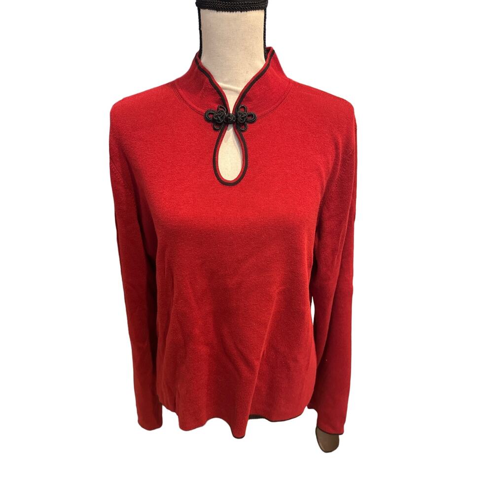 Women’s Philosophy Mandarin Sweater. Size XL